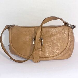 Beige Calvin Klein shoulder bag